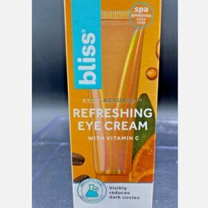 Bliss - Rest Assured Refreshing Eye Cream W/Vitamin C - Dark Circle - 0.5 Fl Oz